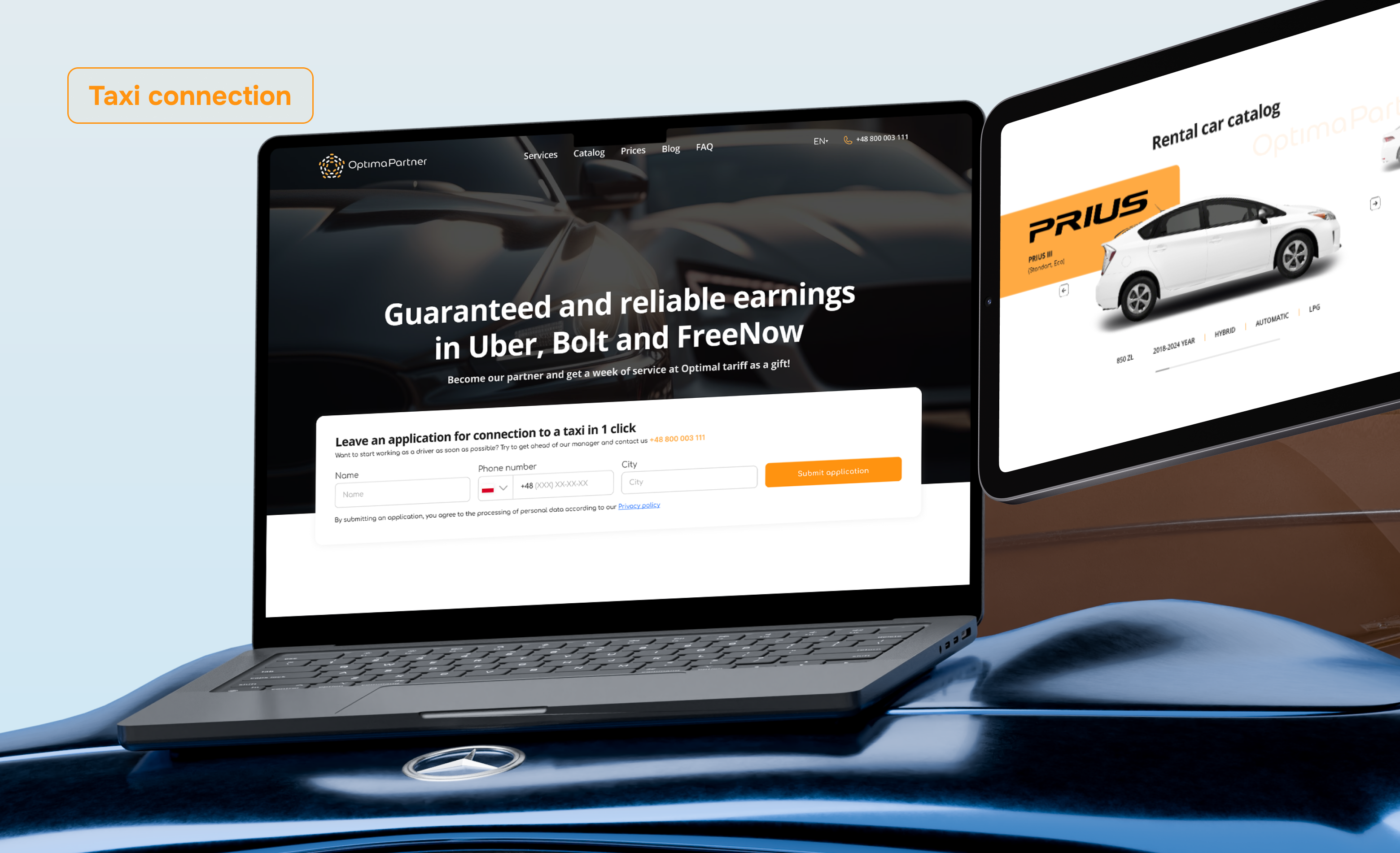 Optima Partner Taxi connection